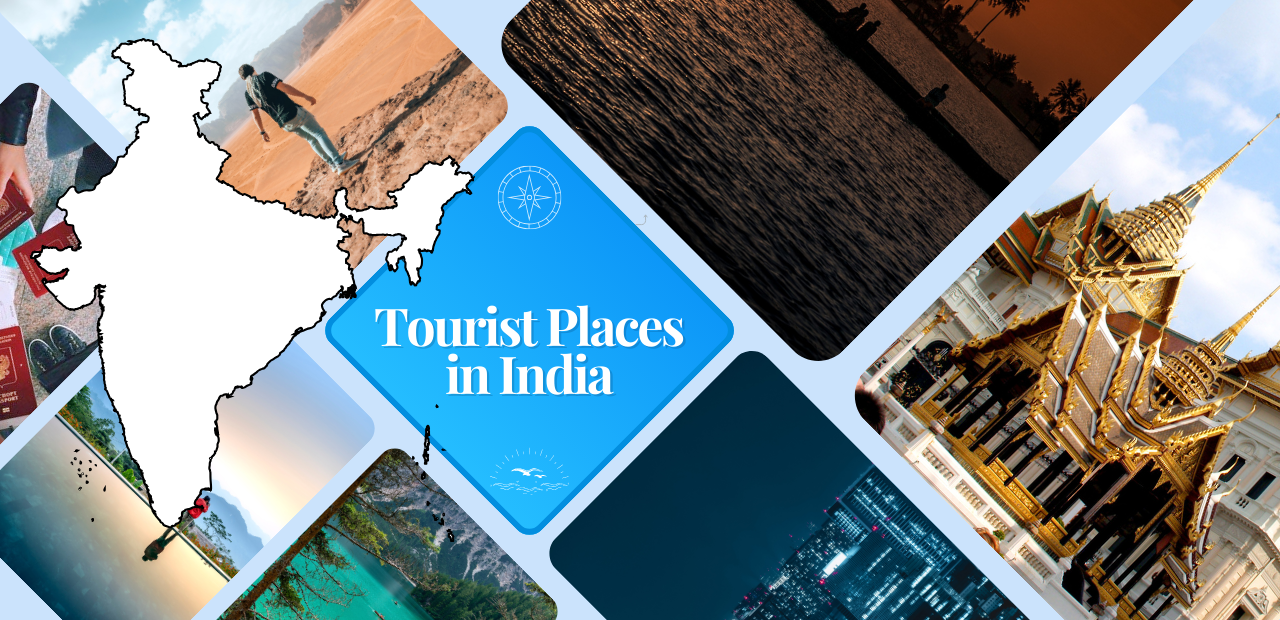 tourist places in india chart with names